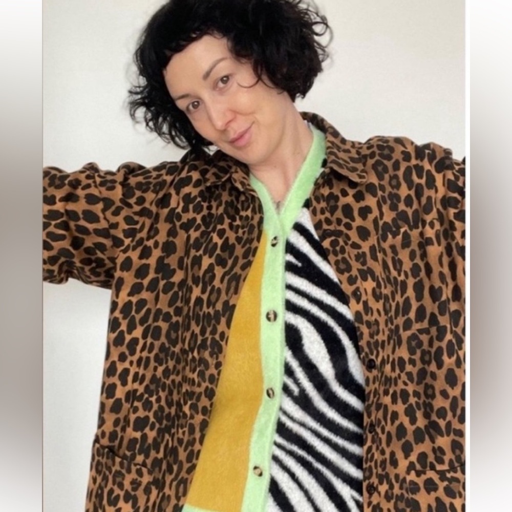 RED SKY Leopard Chore Jacket (Size 1)